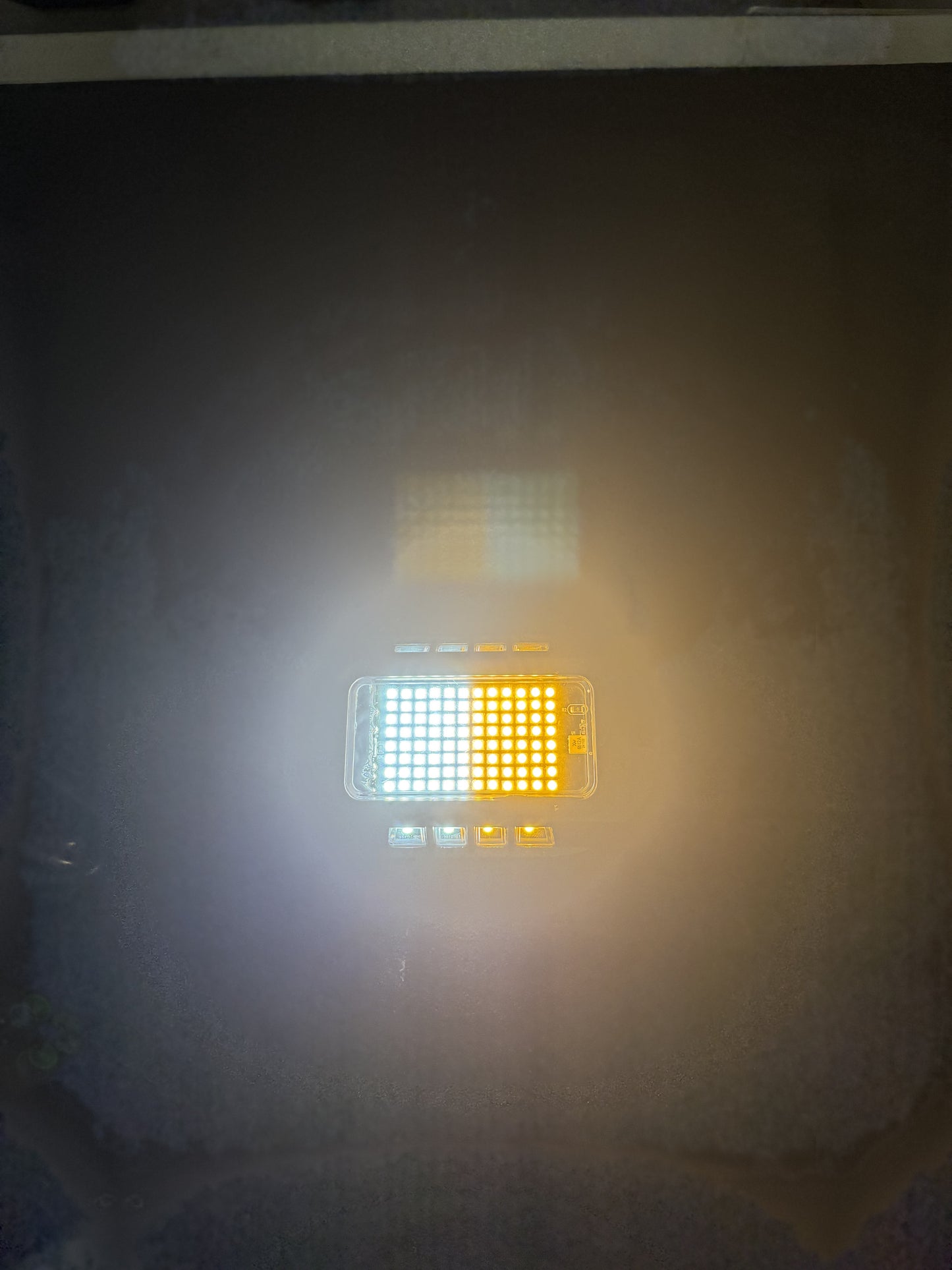 104 led amber/white rock light