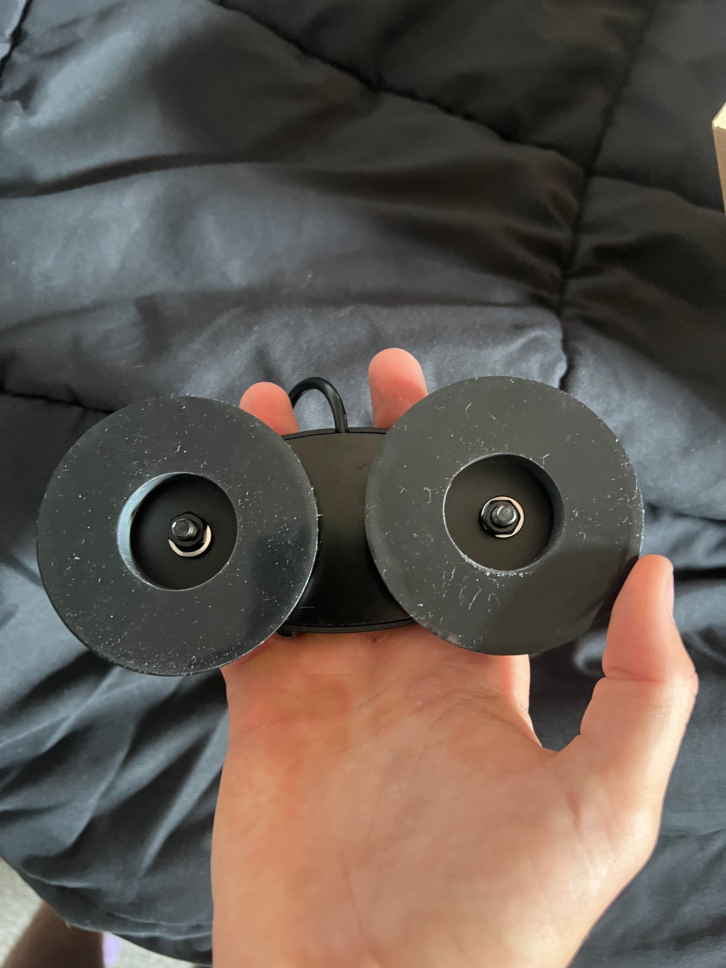 Super Strong Round Flat Rock light magnet 2pc